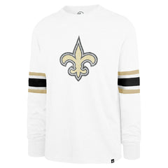 New Orleans Saints '47 Gridiron Premier Brex Long Sleeve T-Shirt White - 47 brand