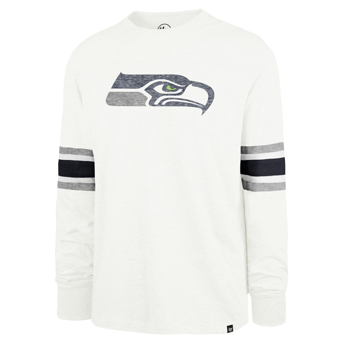 Seattle Seahawks '47 Gridiron Premier Brex Long Sleeve T-Shirt White - 47 brand