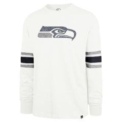 Seattle Seahawks '47 Gridiron Premier Brex Long Sleeve T-Shirt White - 47 brand