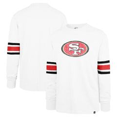 San Francisco 49ers '47 Gridiron Premier Brex Long Sleeve T-Shirt White - 47 brand