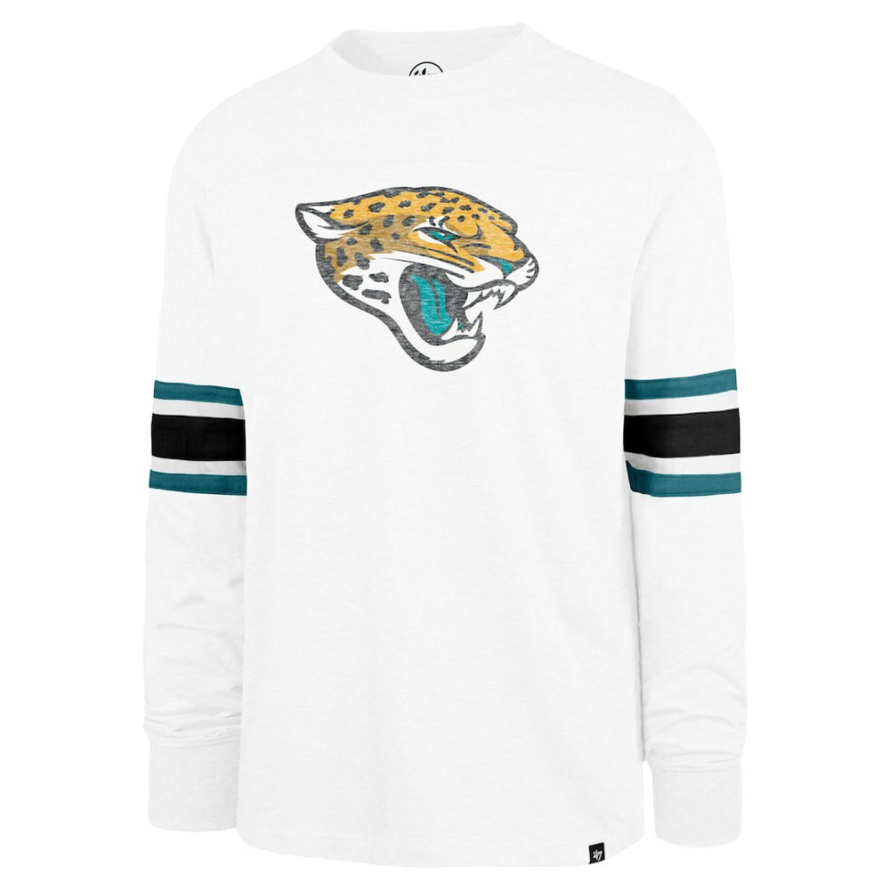 Jacksonville Jaguars '47 Gridiron Premier Brex Long Sleeve T-Shirt White - 47 brand