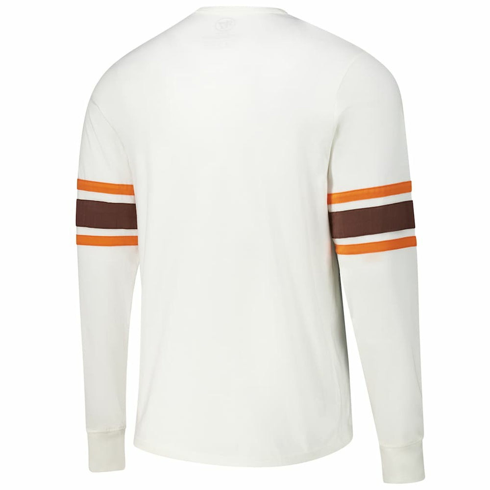 Cleveland Browns '47 Gridiron Throwback Premier Brex Long Sleeve T-Shirt White - 47 brand