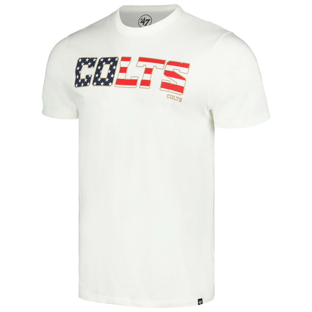 Indianapolis Colts '47 Flag Script Franklin T-Shirt White - 47 brand