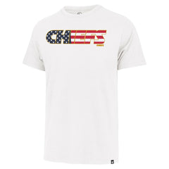 Kansas City Chiefs '47 Flag Script Franklin T-Shirt White - 47 brand