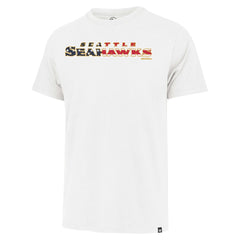 Seattle Seahawks '47 Flag Script Franklin T-Shirt White - 47 brand