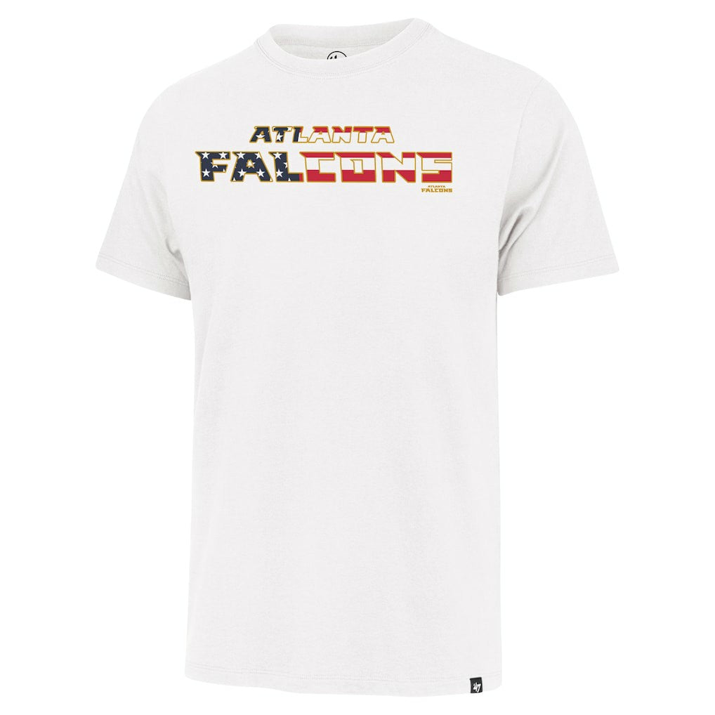 Atlanta Falcons '47 Flag Script Franklin T-Shirt White - 47 brand