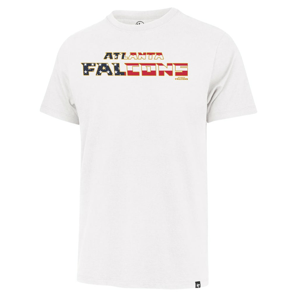 Atlanta Falcons '47 Flag Script Franklin T-Shirt White - 47 brand