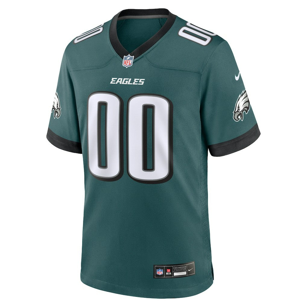 Philadelphia Eagles Custom Game Jersey Midnight Green - Nike