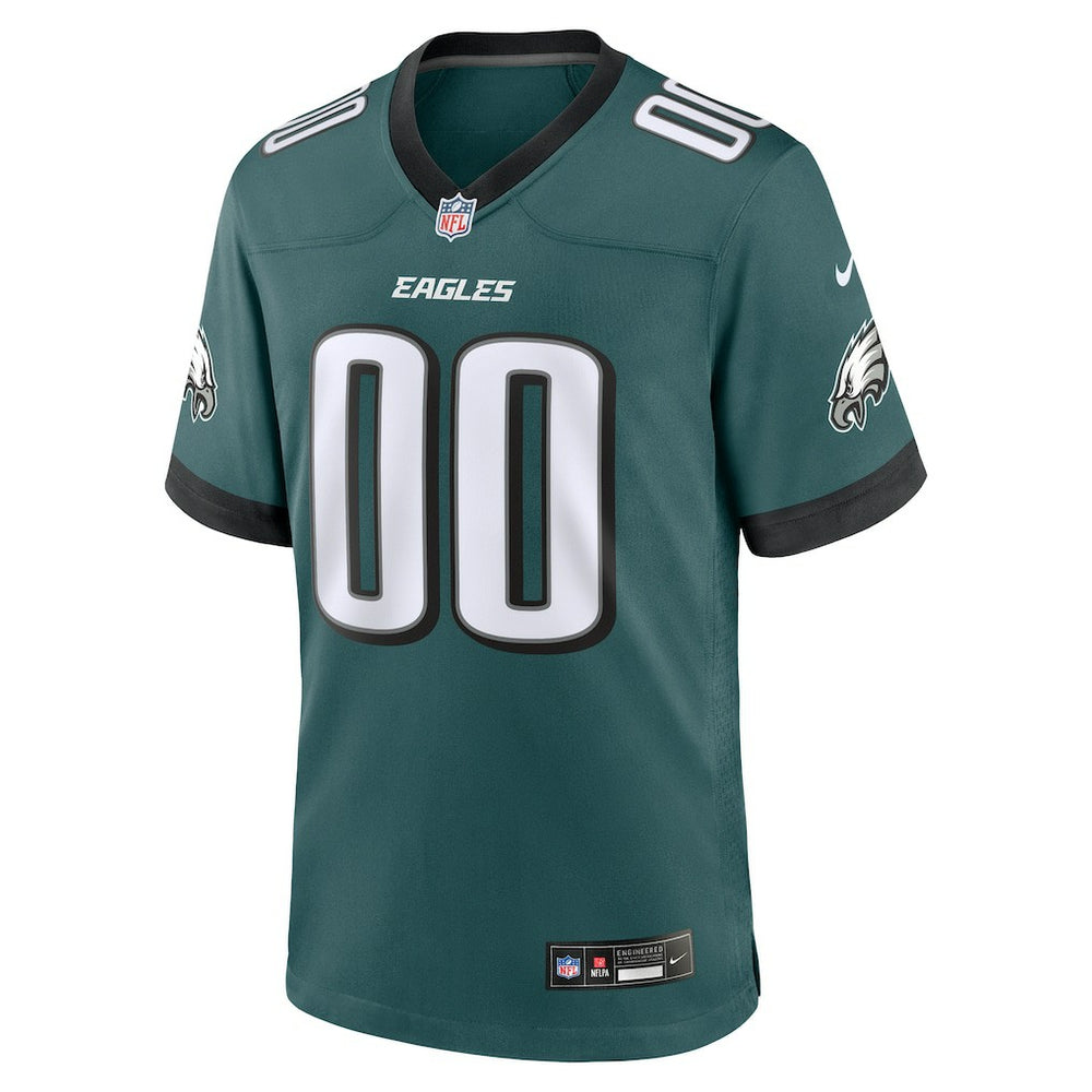 Philadelphia Eagles Custom Game Jersey Midnight Green - Nike