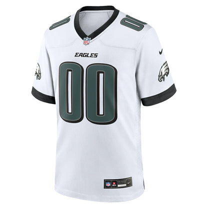 Philadelphia Eagles Custom Game Jersey - White | NFL Jerseys