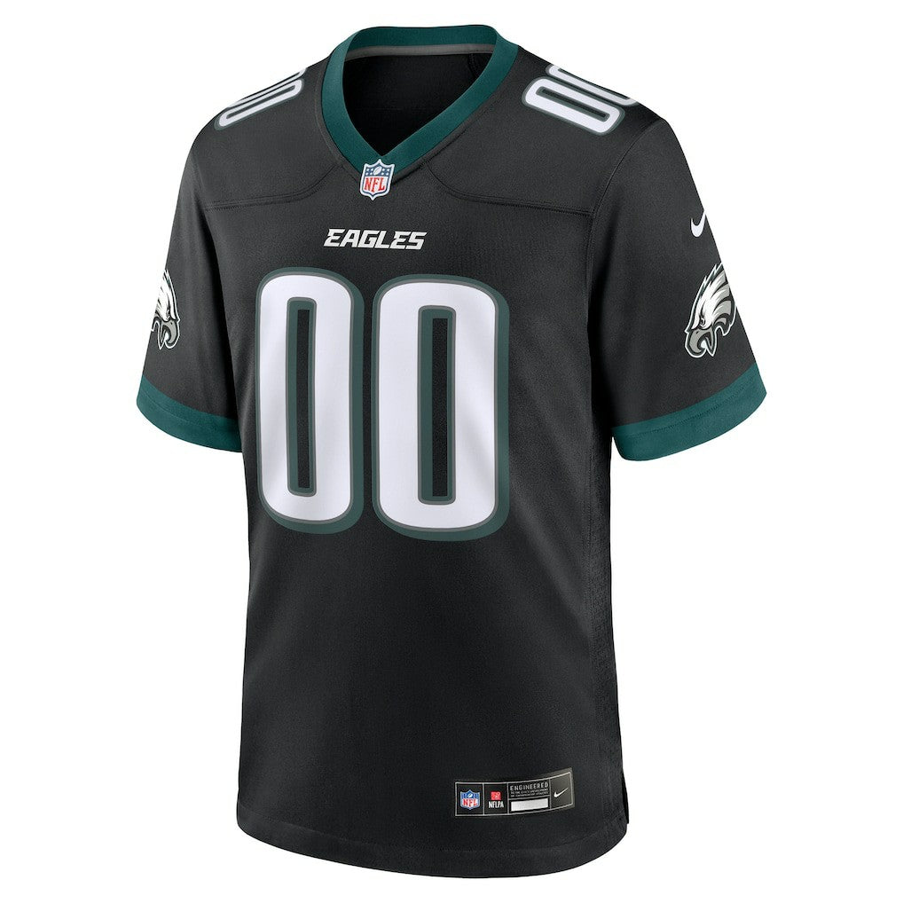 Philadelphia Eagles Alternate Custom Game Jersey Black - Nike