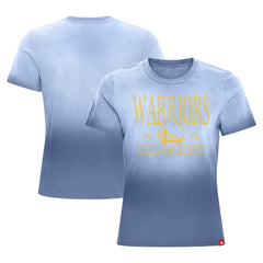 NBA - Golden State Warriors Sportiqe Women's Arcadia Sun-Dipped T-Shirt - Royal