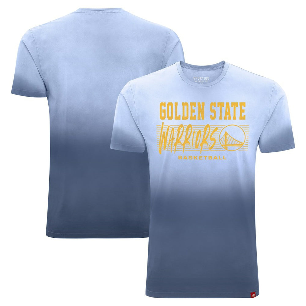 NBA - Golden State Warriors Sportiqe Unisex Bingham Sun-Fade T-Shirt - Royal