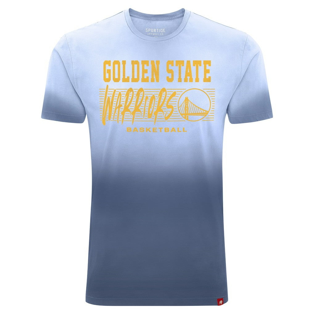 NBA - Golden State Warriors Sportiqe Unisex Bingham Sun-Fade T-Shirt - Royal