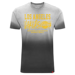 NBA - Los Angeles Lakers Sportiqe Unisex Bingham Sun-Fade T-Shirt - Black