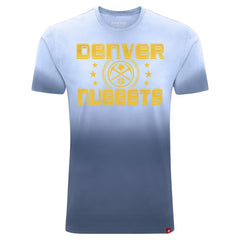 NBA - Denver Nuggets Sportiqe Unisex Bingham Sun-Fade T-Shirt - Blue