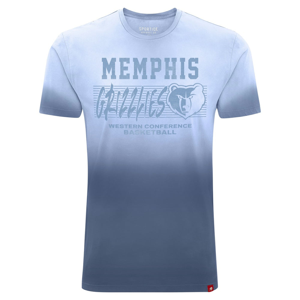 NBA - Memphis Grizzlies Sportiqe Unisex Bingham Sun-Fade T-Shirt - Navy