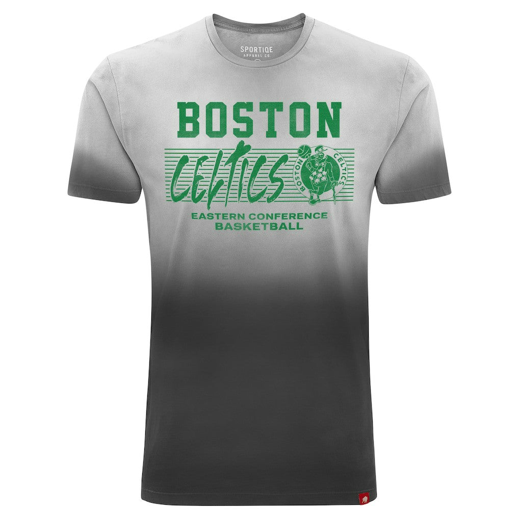 NBA - Boston Celtics Sportiqe Unisex Bingham Sun-Fade T-Shirt - Black