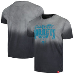 NBA - Charlotte Hornets Sportiqe Unisex Bingham Sun-Fade T-Shirt - Black