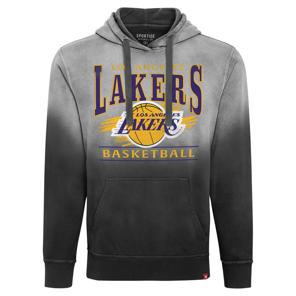 NBA - Los Angeles Lakers Sportiqe Unisex Blake Sun-Fade Pullover Hoodie - Black