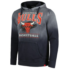 NBA - Chicago Bulls Sportiqe Unisex Blake Sun-Fade Pullover Hoodie - Black
