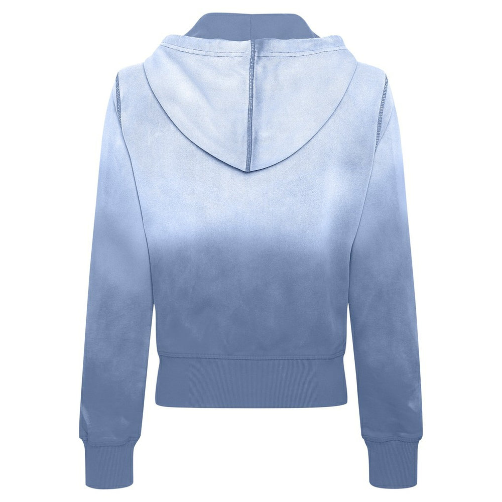 NBA - Philadelphia 76ers Sportiqe Women's Carli Sun Fade Full-Zip Hoodie - Blue