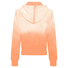 NBA - Phoenix Suns Sportiqe Women's Carli Sun Fade Full-Zip Hoodie - Orange