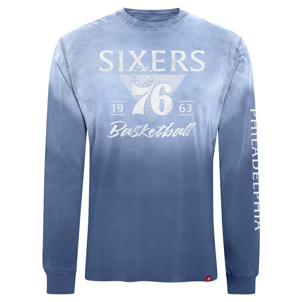 NBA - Philadelphia 76ers Sportiqe Unisex Mohave Sun-Dipped Long Sleeve T-Shirt - Royal