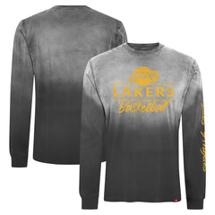 NBA - Los Angeles Lakers Sportiqe Unisex Mohave Sun-Dipped Long Sleeve T-Shirt - Black