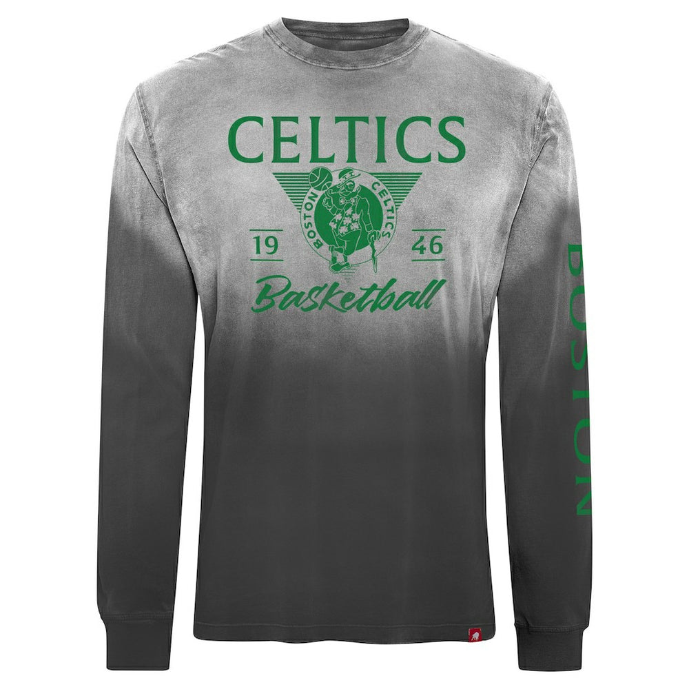 NBA - Boston Celtics Sportiqe Unisex Mohave Sun-Dipped Long Sleeve T-Shirt - Black