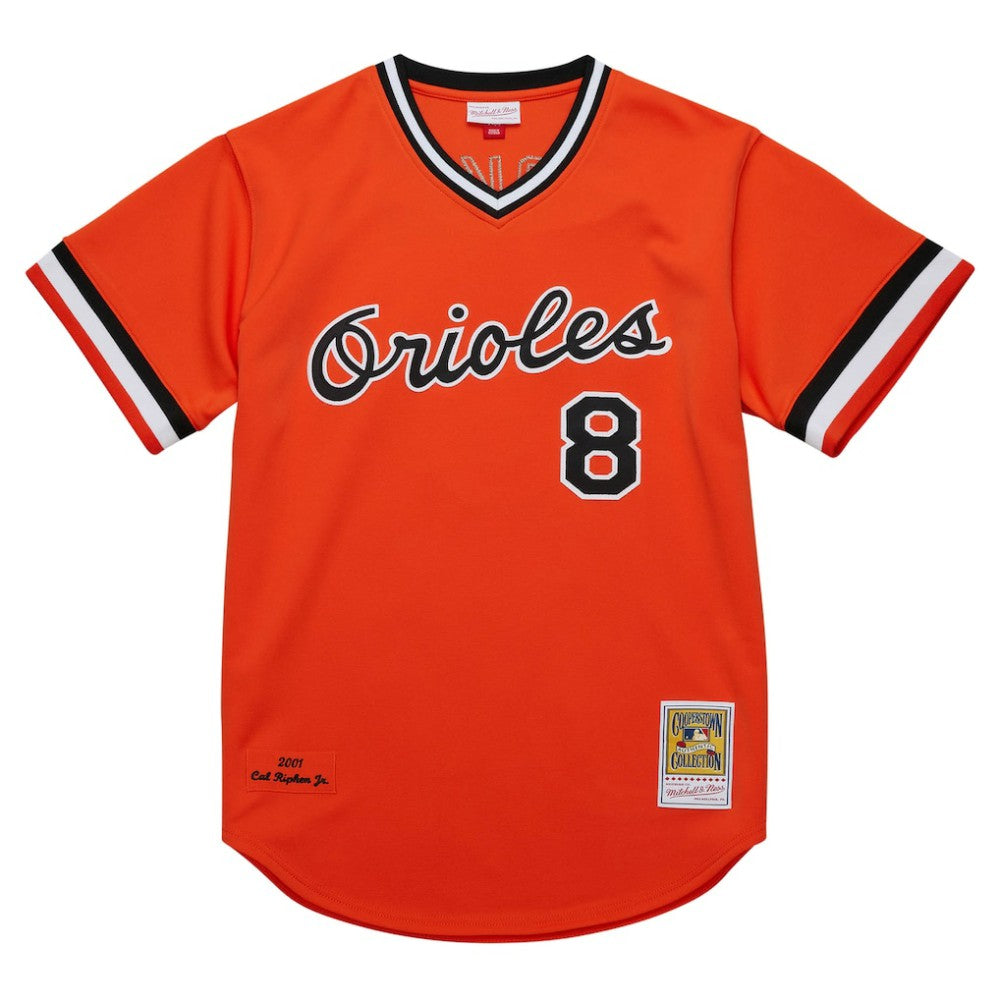 Cal Ripken Jr. Baltimore Orioles Mitchell & Ness 2001 Cooperstown Collection Authentic Throwback Jersey for sale