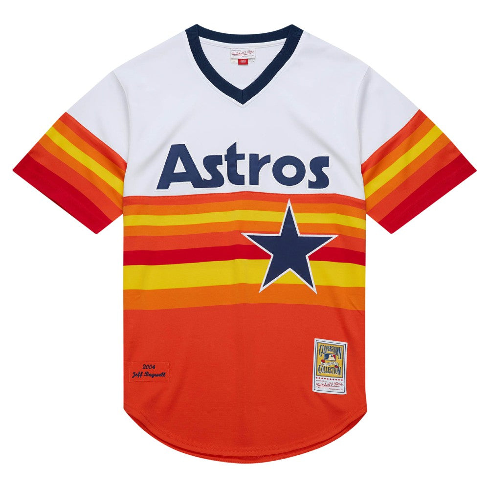 Jeff Bagwell Houston Astros Mitchell & Ness 2004 Cooperstown Collection Authentic Throwback Jersey Lifestyle