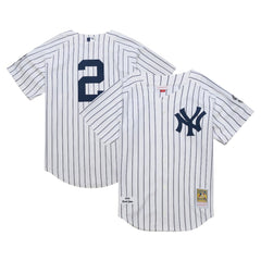 Derek Jeter New York Yankees Mitchell & Ness 2014 Cooperstown Collection Authentic Throwback Jersey Clearance