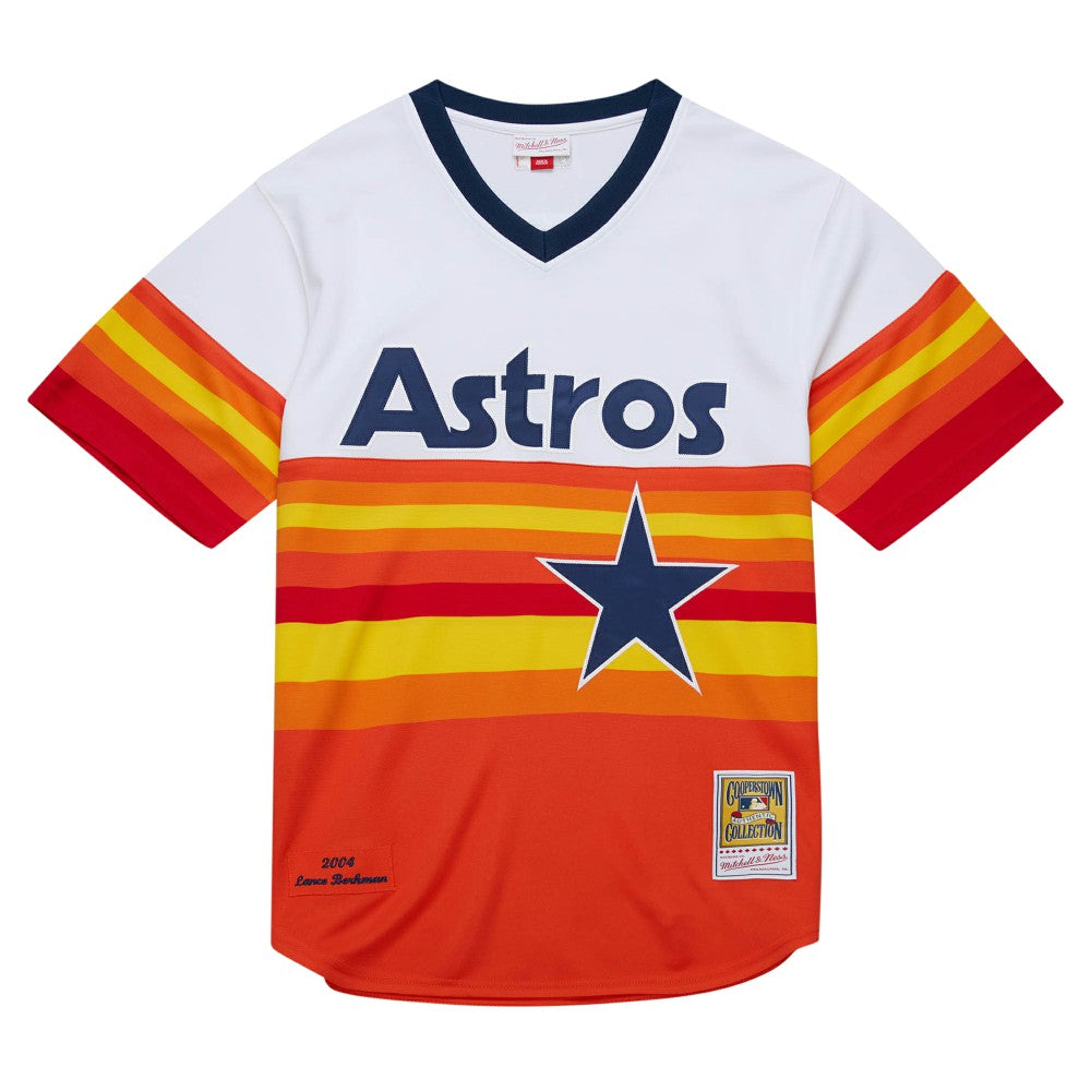 Lance Berkman Houston Astros Mitchell & Ness 2004 Cooperstown Collection Authentic Throwback Jersey Online