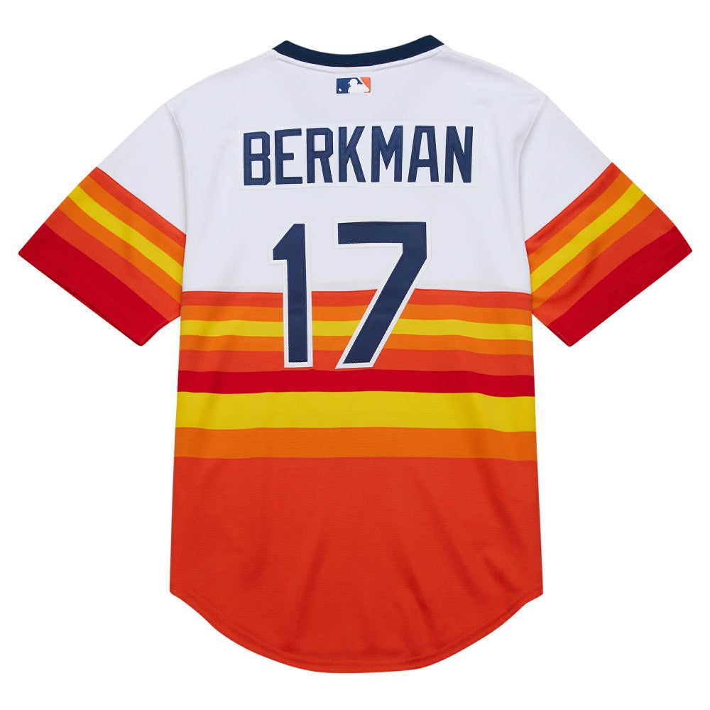 Lance Berkman Houston Astros Mitchell & Ness 2004 Cooperstown Collection Authentic Throwback Jersey Online