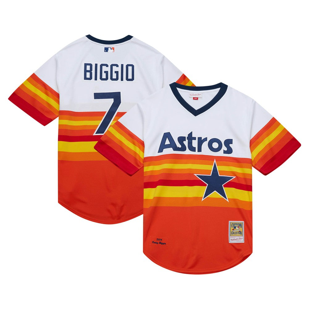 Craig Biggio Houston Astros Mitchell & Ness 2004 Cooperstown Collection Authentic Throwback Jersey Lifestyle