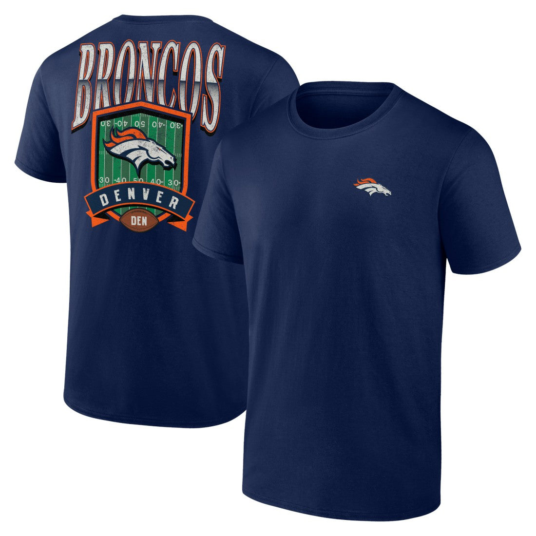 Denver Broncos Full Range T-Shirt Navy - NFL