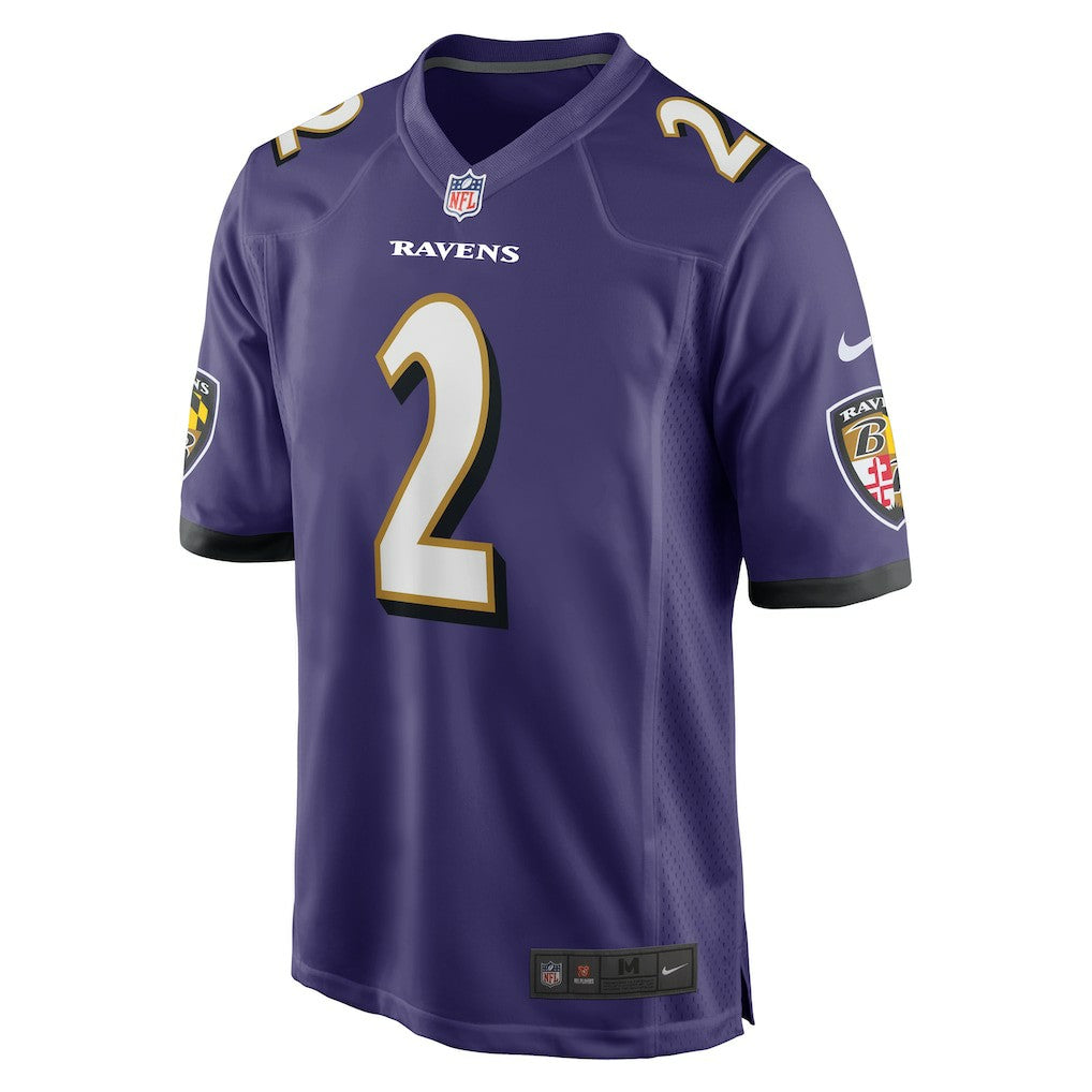 Nate Wiggins Baltimore Ravens Player Game Jersey - Purple | NFL Jerseys