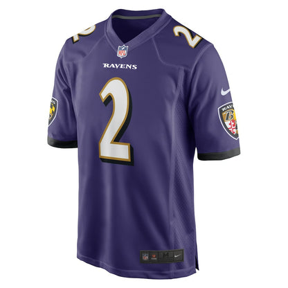 Nate Wiggins Baltimore Ravens Player Game Jersey - Purple | NFL Jerseys