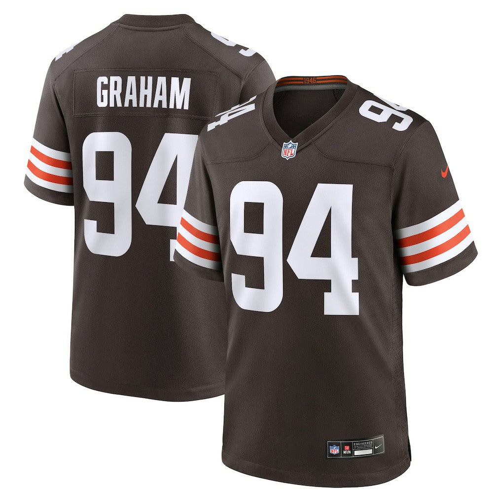 Mason Graham Cleveland Browns 2025 NFL Draft First Round Pick Game Jersey Brown - Nike
