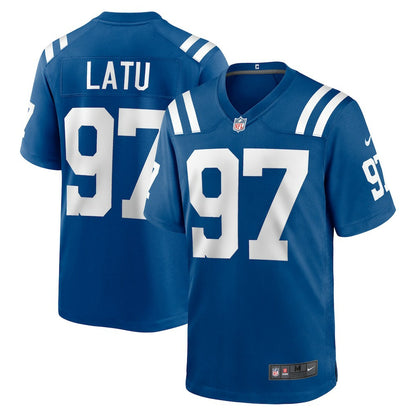 Laiatu Latu Indianapolis Colts Player Game Jersey - Royal | NFL Jerseys