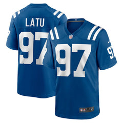Laiatu Latu Indianapolis Colts Player Game Jersey Royal - Nike