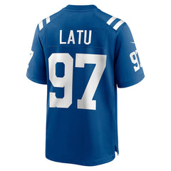 Laiatu Latu Indianapolis Colts Player Game Jersey Royal - Nike