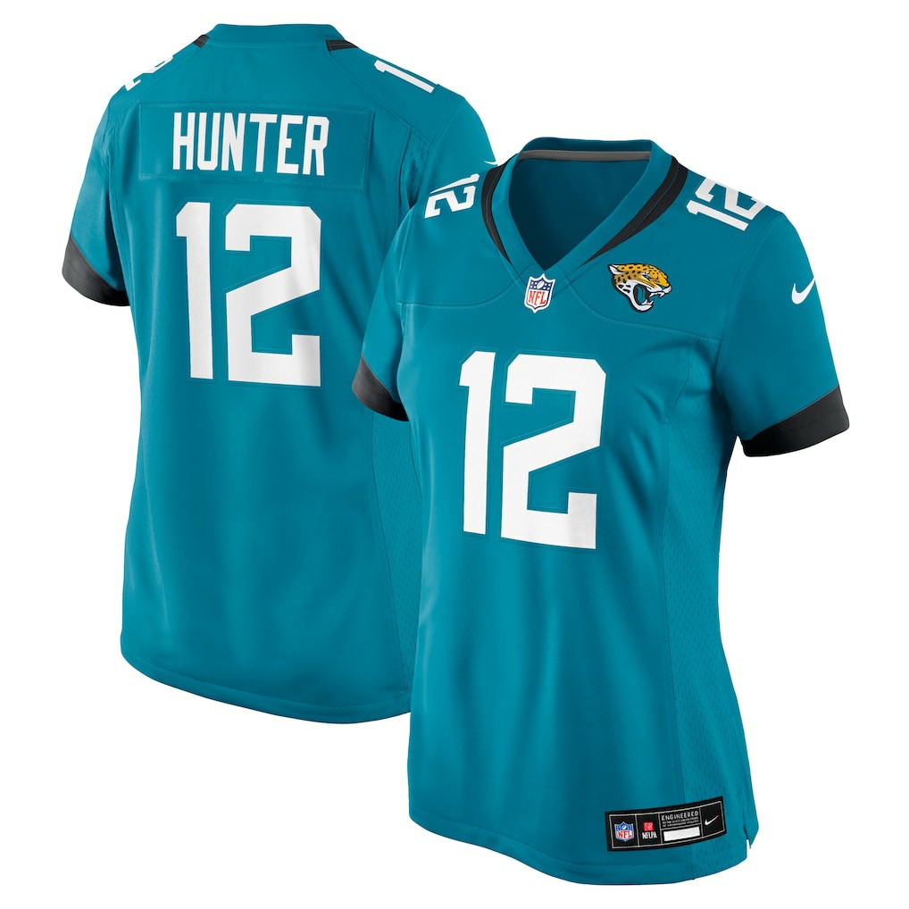 Travis Hunter Jacksonville Jaguars Women's 2025 NFL Draft First Round Pick Team Game Player Jersey Teal - Nike