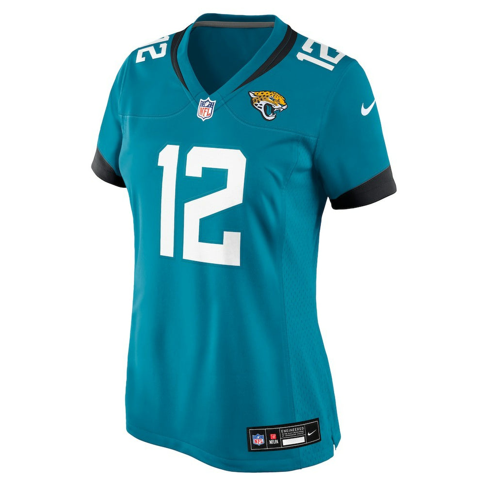 Travis Hunter Jacksonville Jaguars Women's 2025 NFL Draft First Round Pick Team Game Player Jersey Teal - Nike