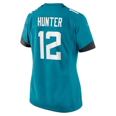 Travis Hunter Jacksonville Jaguars Women's 2025 NFL Draft First Round Pick Team Game Player Jersey Teal - Nike