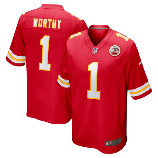 Xavier Worthy Kansas City Chiefs Player Game Jersey - Red | NFL Jerseys
