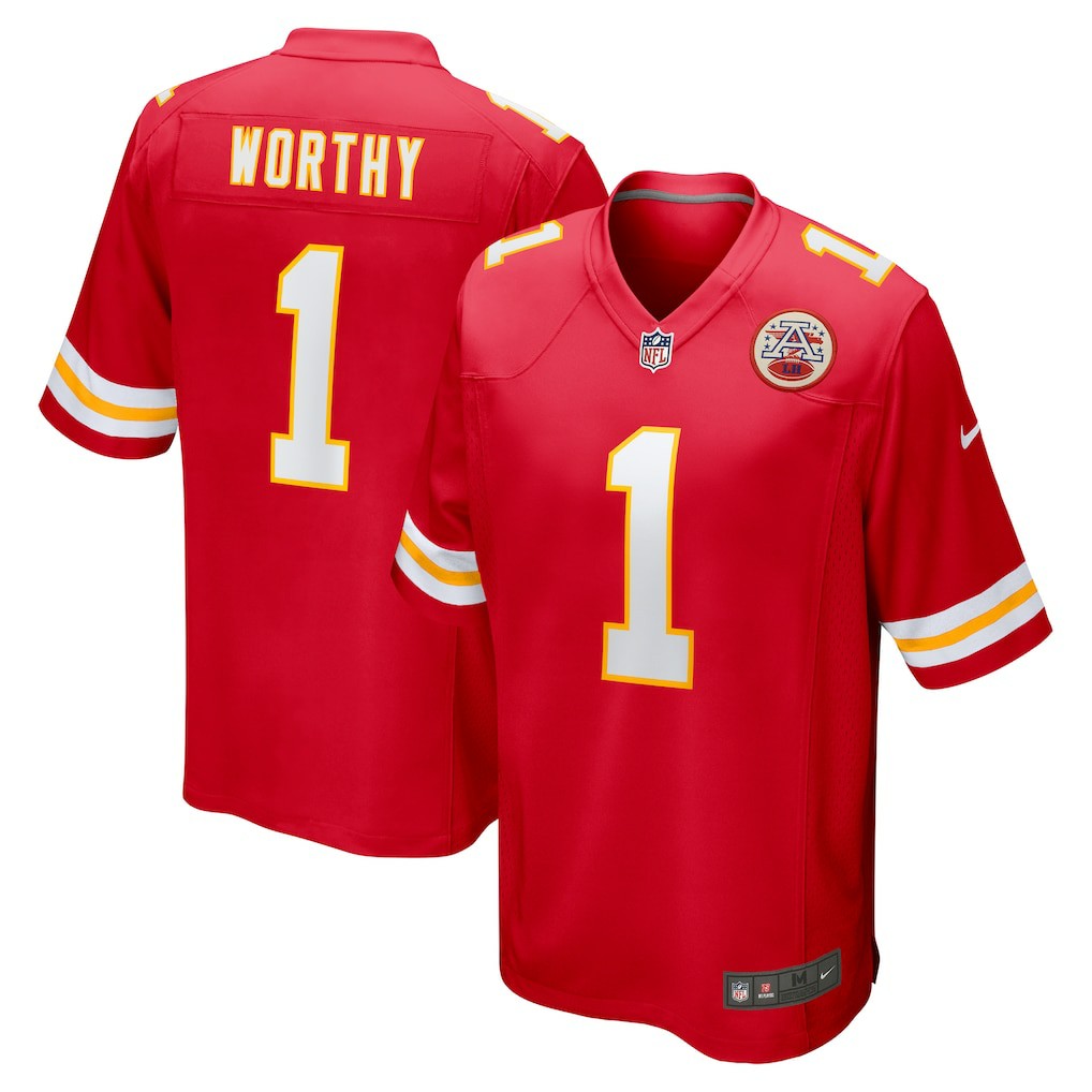 Xavier Worthy Kansas City Chiefs Player Game Jersey Red - Nike