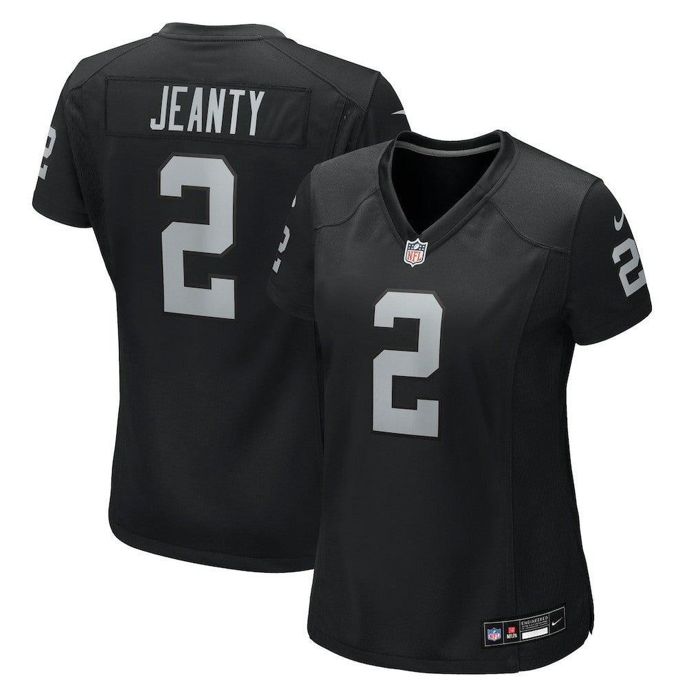 Ashton Jeanty Las Vegas Raiders Women's 2025 NFL Draft First Round Pick Team Game Jersey Black - Nike