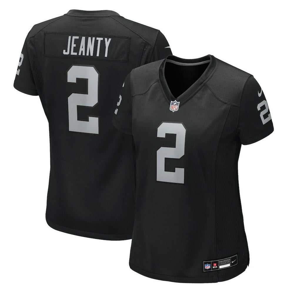 Ashton Jeanty Las Vegas Raiders Women's 2025 NFL Draft First Round Pick Team Game Jersey Black - Nike